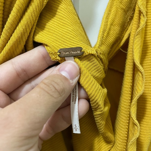 Free People Yellow Blouse - Picture 5 of 9
